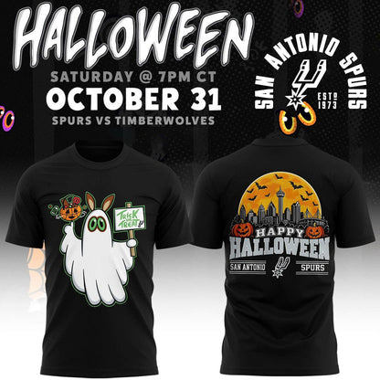 Unisex San Antonio Spurs 2026 Halloween Night T-shirt