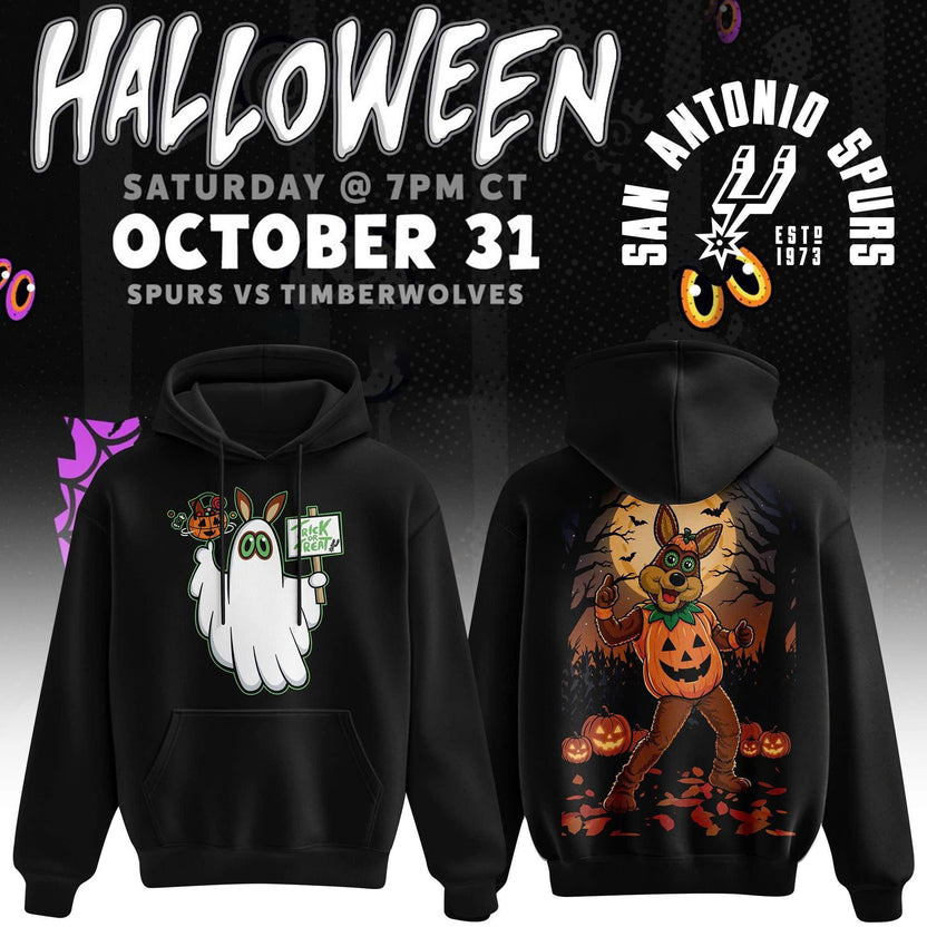 Unisex San Antonio Spurs 2026 Halloween Night Special Hoodie