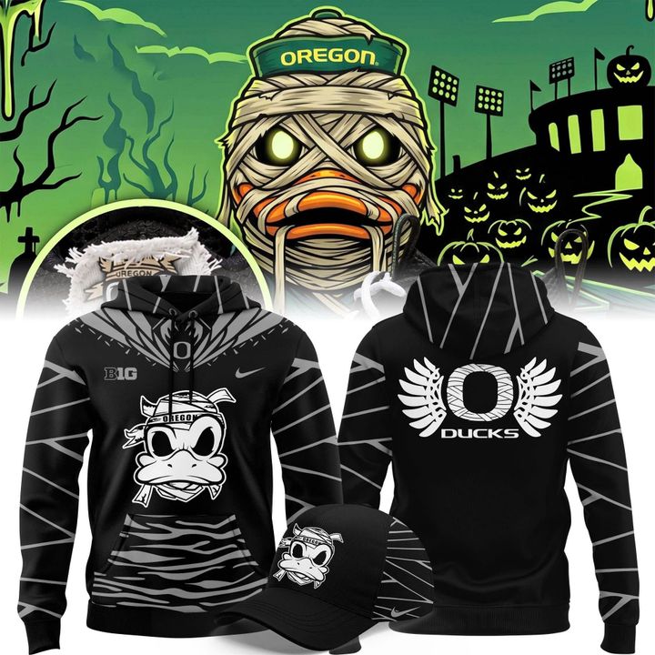 Oregon Mummy Duck Black Hoodie