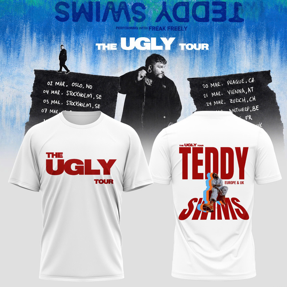 .The Ugly Tour Europe &amp; UK '27 T-Shirt