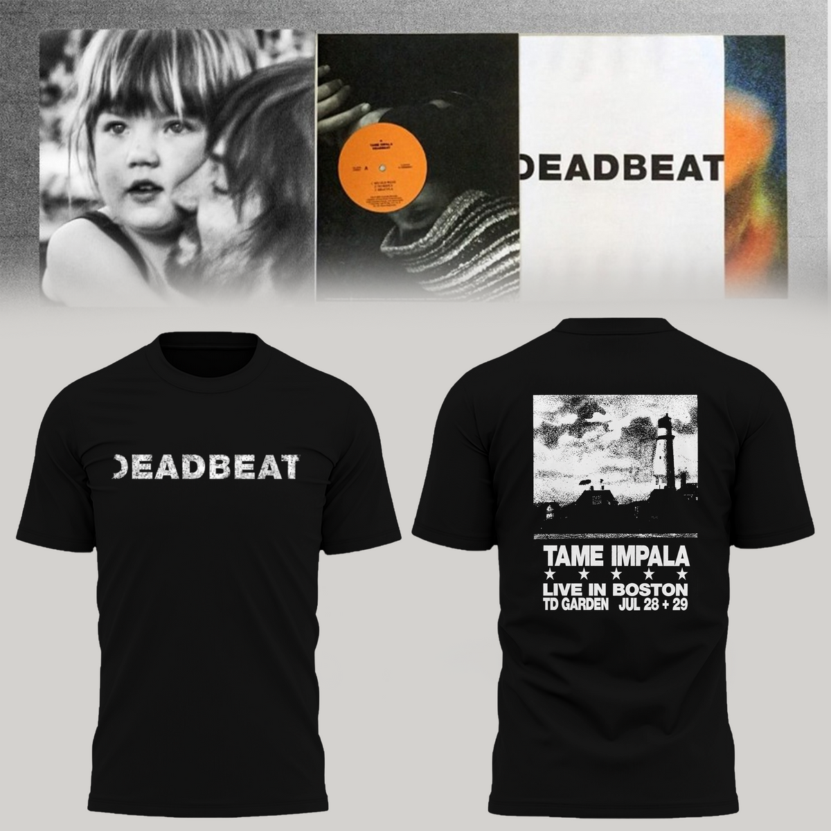 Tame Impala Deadbeat Tour AT TD Garden, Boston, MA  Tshirt